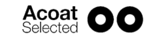 acoat selected logo negro